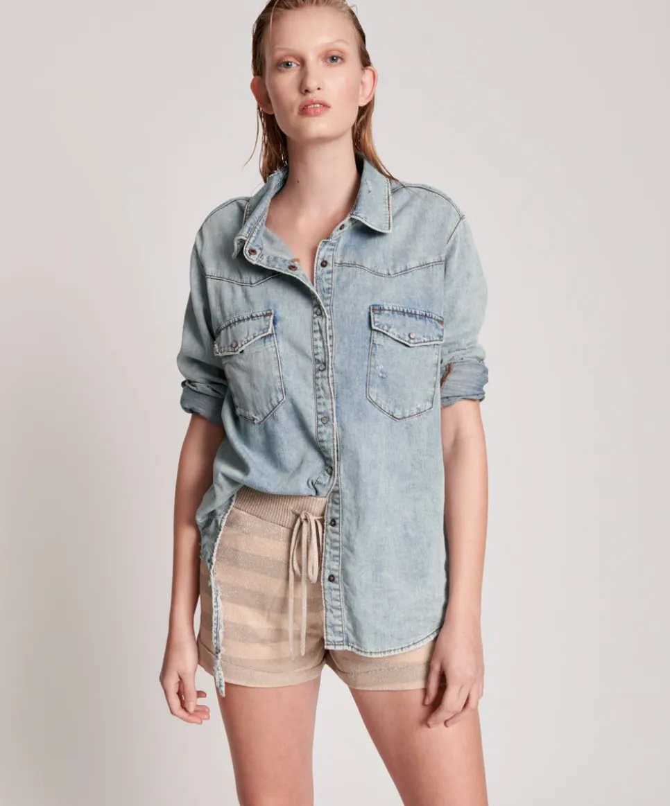 Bottoms|ONE TEASPOON New Mexico Knit Shorts