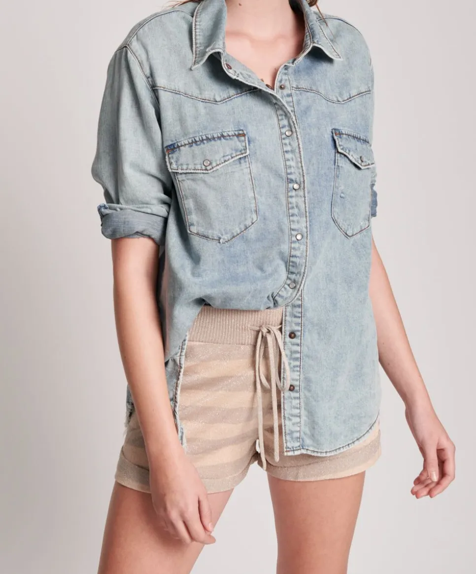 Bottoms|ONE TEASPOON New Mexico Knit Shorts