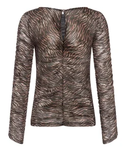 Tops|ONE TEASPOON Night Fever Mesh Longsleeve Top