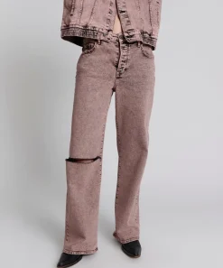 Denim Jeans|ONE TEASPOON Night Haze Jackson Mid Waist Wide Leg Jeans
