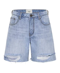 Denim Shorts|ONE TEASPOON Ocean Jackson Mid Waist Wide Leg Shorts