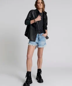 Denim Shorts|ONE TEASPOON Ocean Outlaws Mid Length Denim Shorts