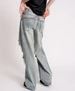 Denim Jeans|ONE TEASPOON Old Blue Jackson Mid Waist Wide Leg Jeans
