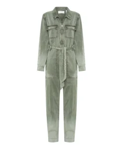 Denim Jumpsuits|ONE TEASPOON Old Khaki Claudia Overalls