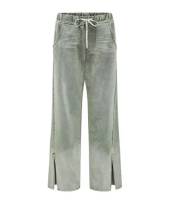 Denim Jeans|ONE TEASPOON Old Khaki Roadhouse Wide Leg Drawstring Jeans
