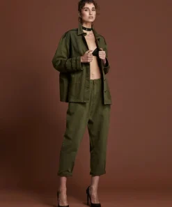 Denim Jeans|ONE TEASPOON Olive Military Smiths High Waist Trouser Jeans
