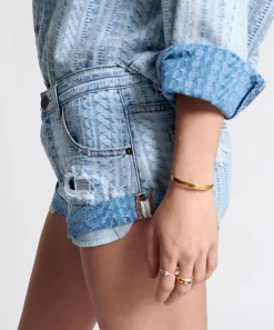 Denim Shorts|ONE TEASPOON On Repeat Bandit Low Waist Denim Shorts