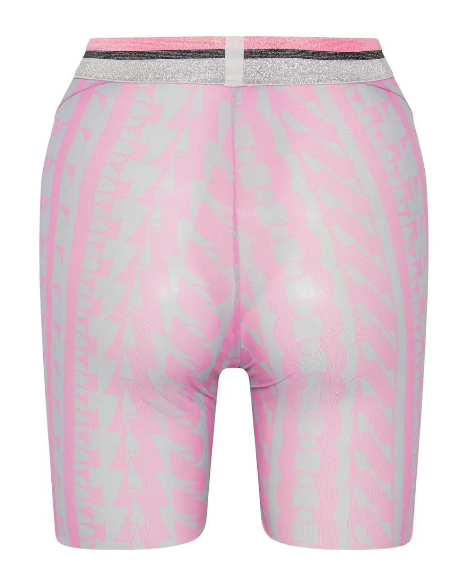 Bottoms|ONE TEASPOON On Repeat Mesh Bike Shorts