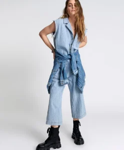 Denim Jumpsuits|ONE TEASPOON On Repeat Safari Camp Overalls