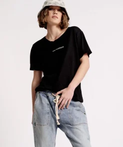 Graphic Tees|ONE TEASPOON Linen Wide Neck Tee