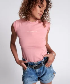 Organic Tees|ONE TEASPOON Organic Logo Fitted Tee