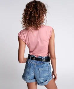 Organic Tees|ONE TEASPOON Organic Logo Fitted Tee