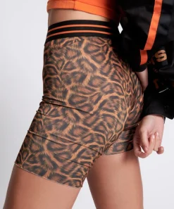 Bottoms|ONE TEASPOON Ots Animal Bike Shorts