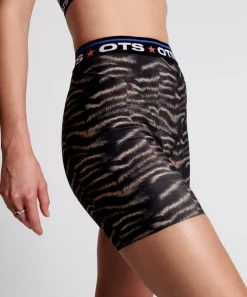 Bottoms|ONE TEASPOON Ots Dark Animal Cycle Shorts