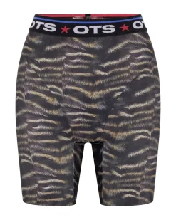 Bottoms|ONE TEASPOON Ots Dark Animal Cycle Shorts