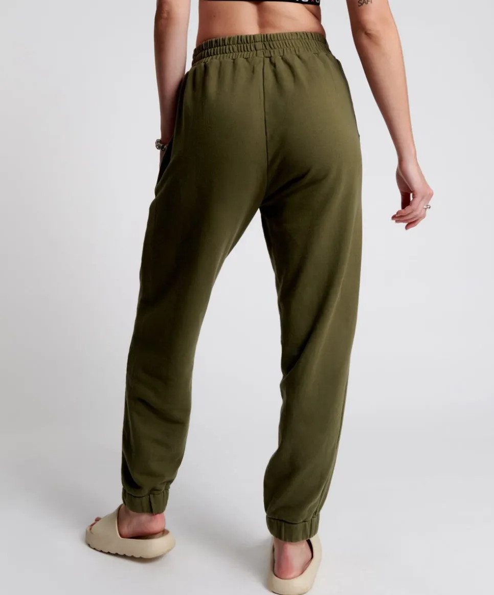 Bottoms|ONE TEASPOON Ots Khaki High Waist Kick Pants