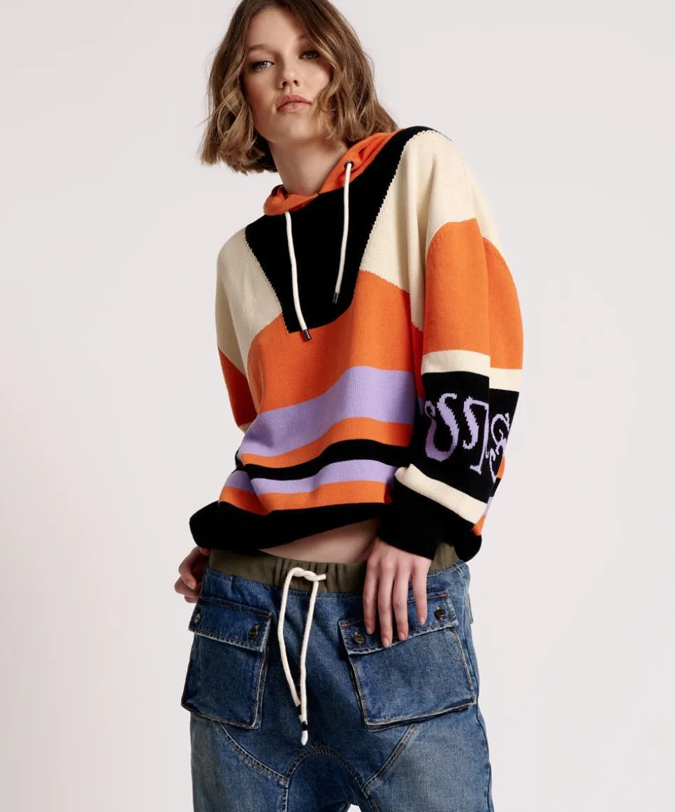 Knitwear|ONE TEASPOON Ots Reactive Knit Hoody