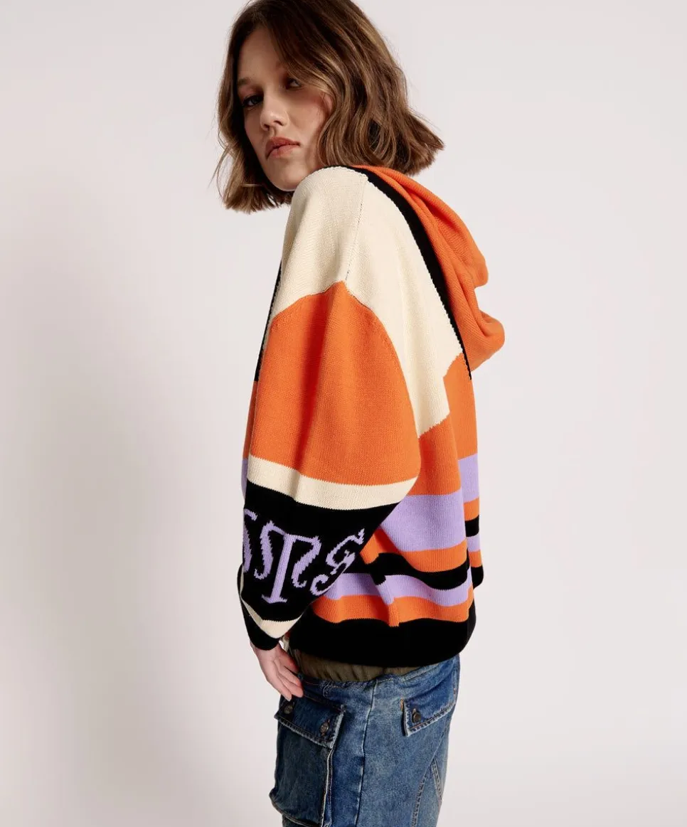 Knitwear|ONE TEASPOON Ots Reactive Knit Hoody