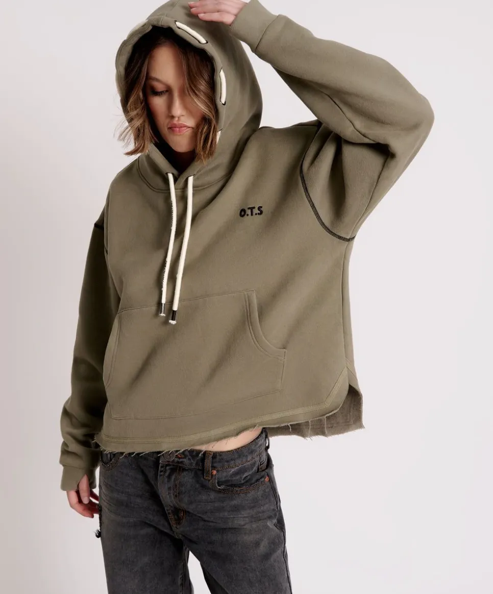 Hoodies And Sweats|ONE TEASPOON Ots Threaded Logo Hoody