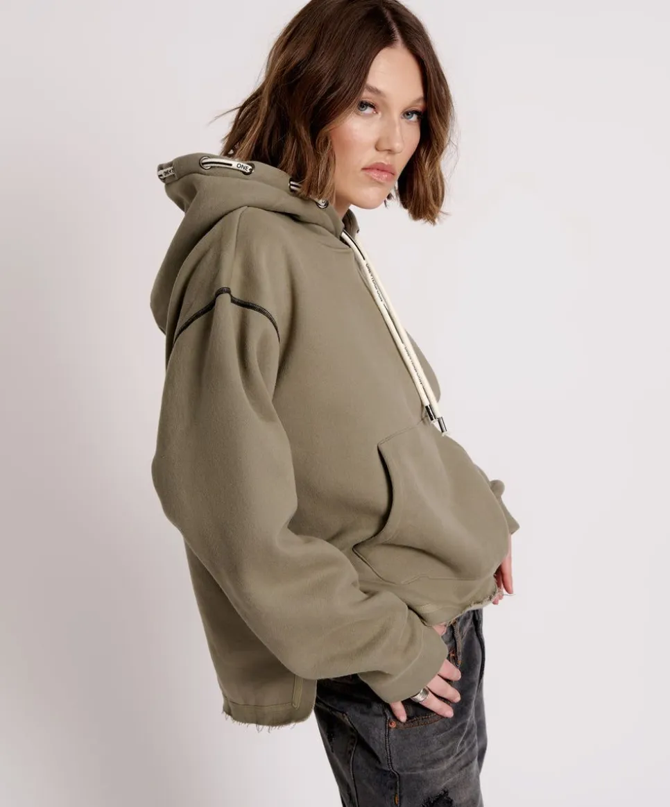 Hoodies And Sweats|ONE TEASPOON Ots Threaded Logo Hoody