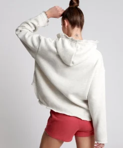 Hoodies And Sweats|ONE TEASPOON Ots White Marl Voyager Hoody