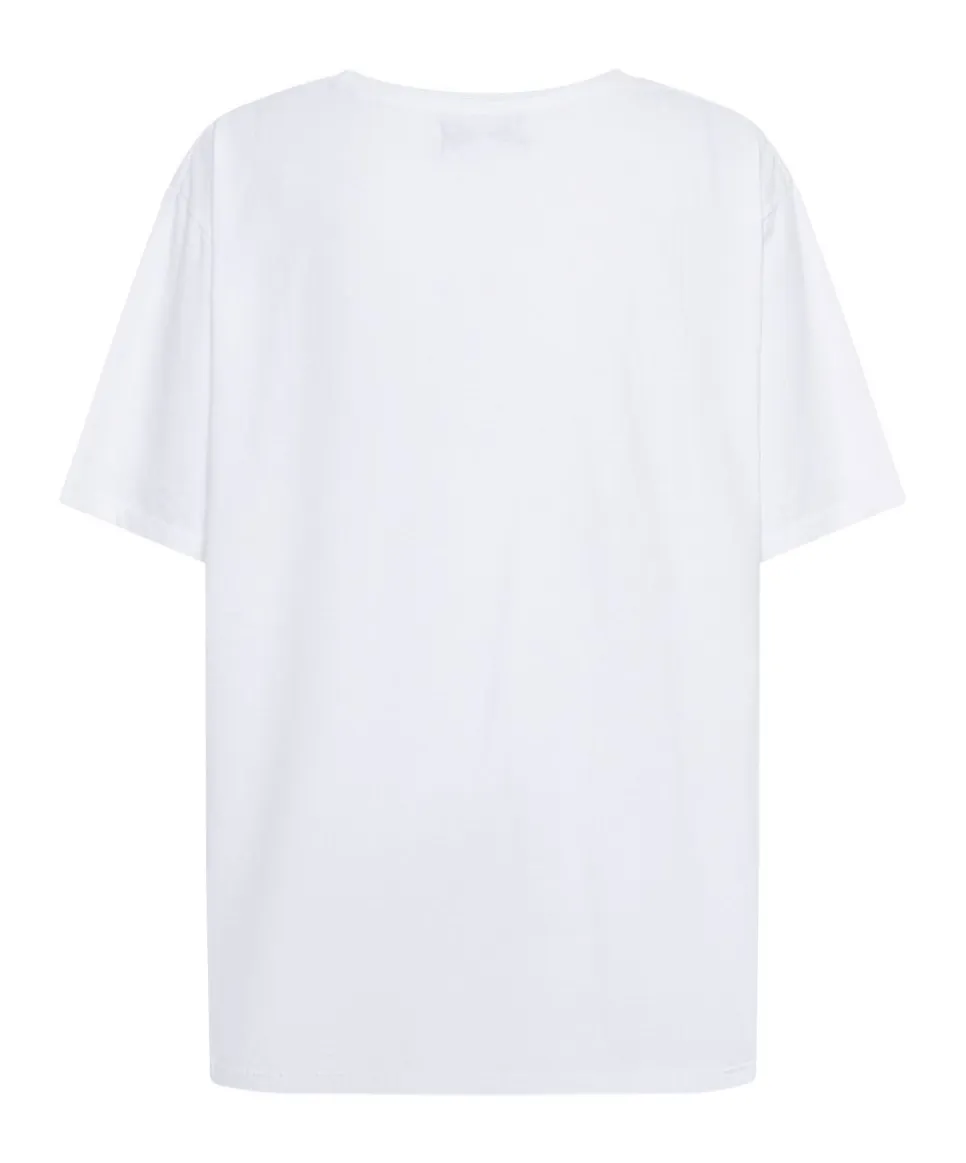 Graphic Tees|ONE TEASPOON Oversized Retro Logo Crew Tee