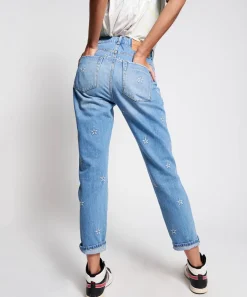 Denim Jeans|ONE TEASPOON Pacific Star Awesome Baggies High Waist Straight Leg Jeans