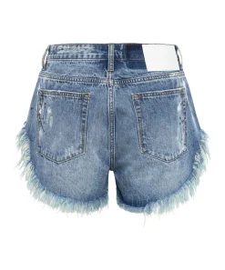 Denim Shorts|ONE TEASPOON Pacifica Artiste Rollers Low Waist Denim Shorts