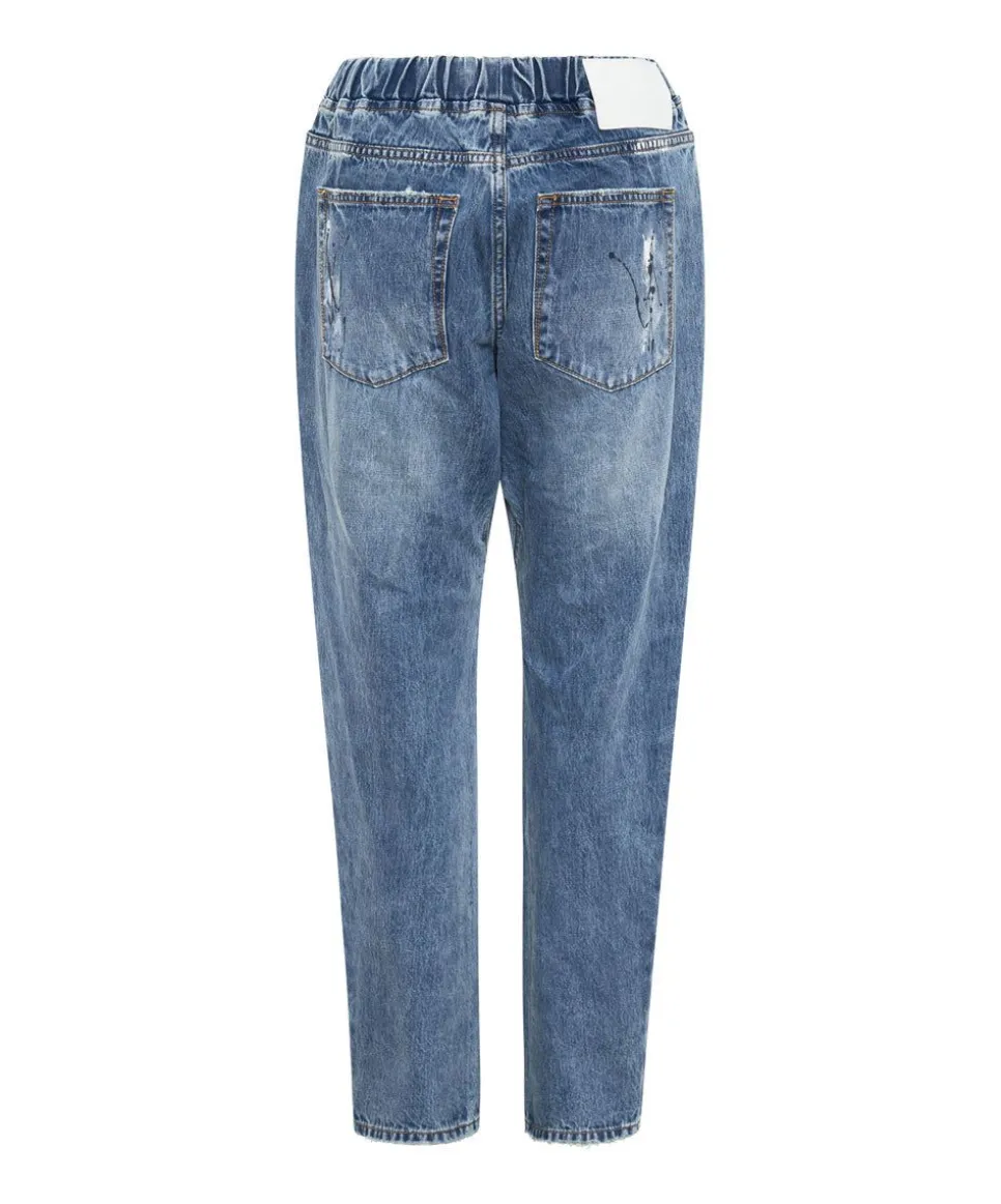 Denim Jeans|ONE TEASPOON Pacifica Artiste Shabbies Drawstring Boyfriend Jeans