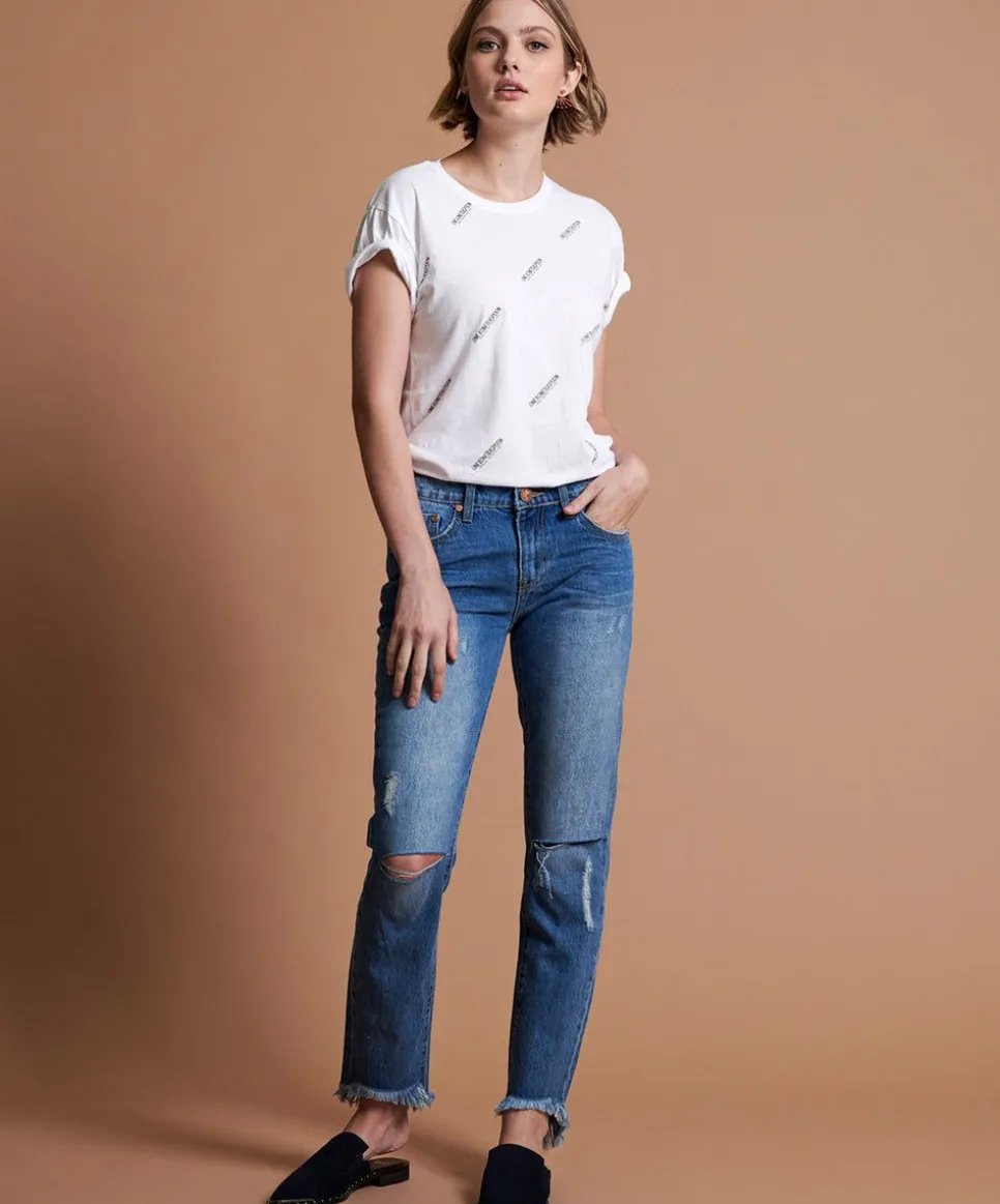 Denim Jeans|ONE TEASPOON Pacifica Awesome Baggies Straight Leg Jeans