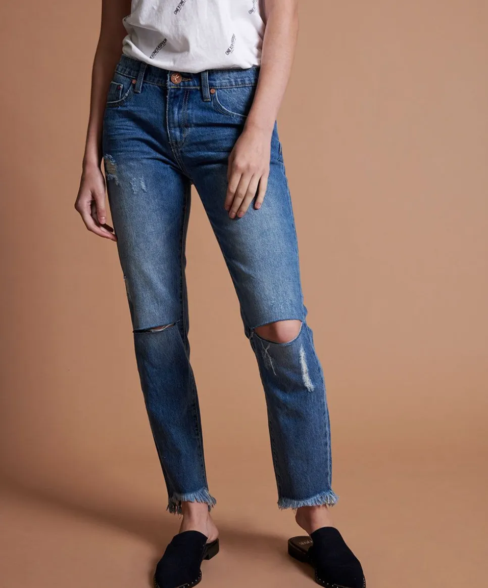 Denim Jeans|ONE TEASPOON Pacifica Awesome Baggies Straight Leg Jeans