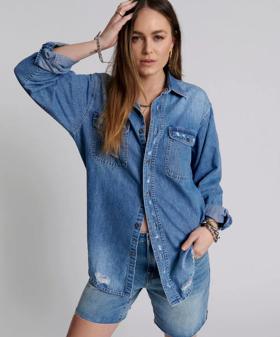 Shirts|ONE TEASPOON Pacifica Everyday Denim Shirt
