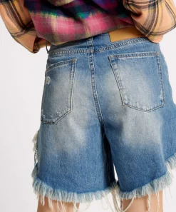 Denim Shorts|ONE TEASPOON Pacifica Frankies High Waist Denim Shorts