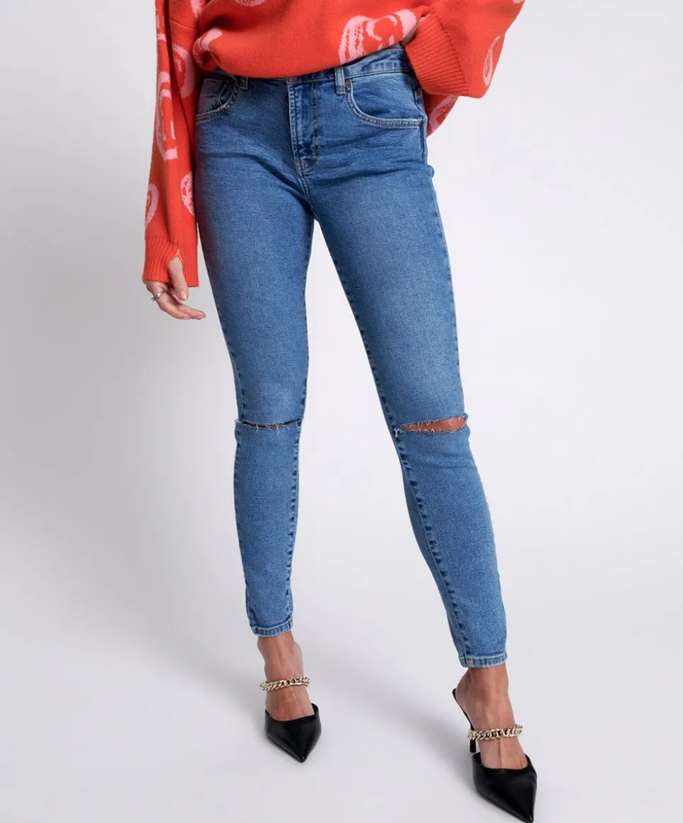 Denim Jeans|ONE TEASPOON Pacifica Freebirds Ii High Waist Skinny Jeans