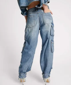 Denim Jeans|ONE TEASPOON Pacifica High Waist Epic Cargo Jeans