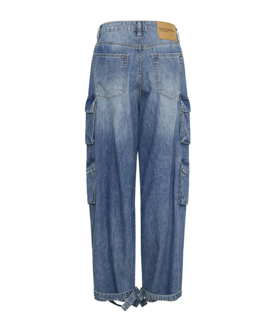 Denim Jeans|ONE TEASPOON Pacifica High Waist Epic Cargo Jeans