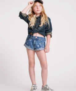 Clothing|ONE TEASPOON Pacifica Kids Denim Bandit Shorts