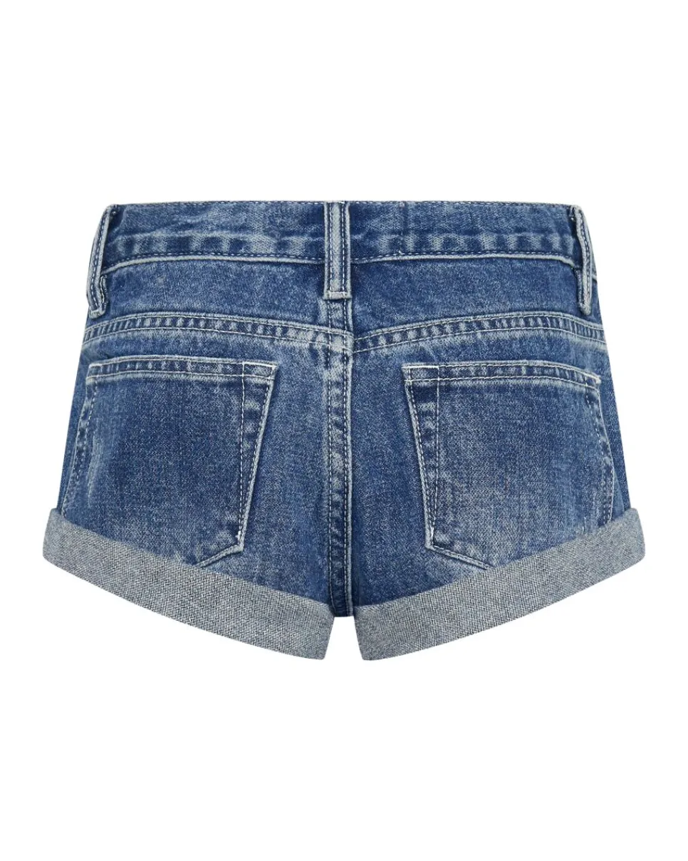 Clothing|ONE TEASPOON Pacifica Kids Denim Bandit Shorts
