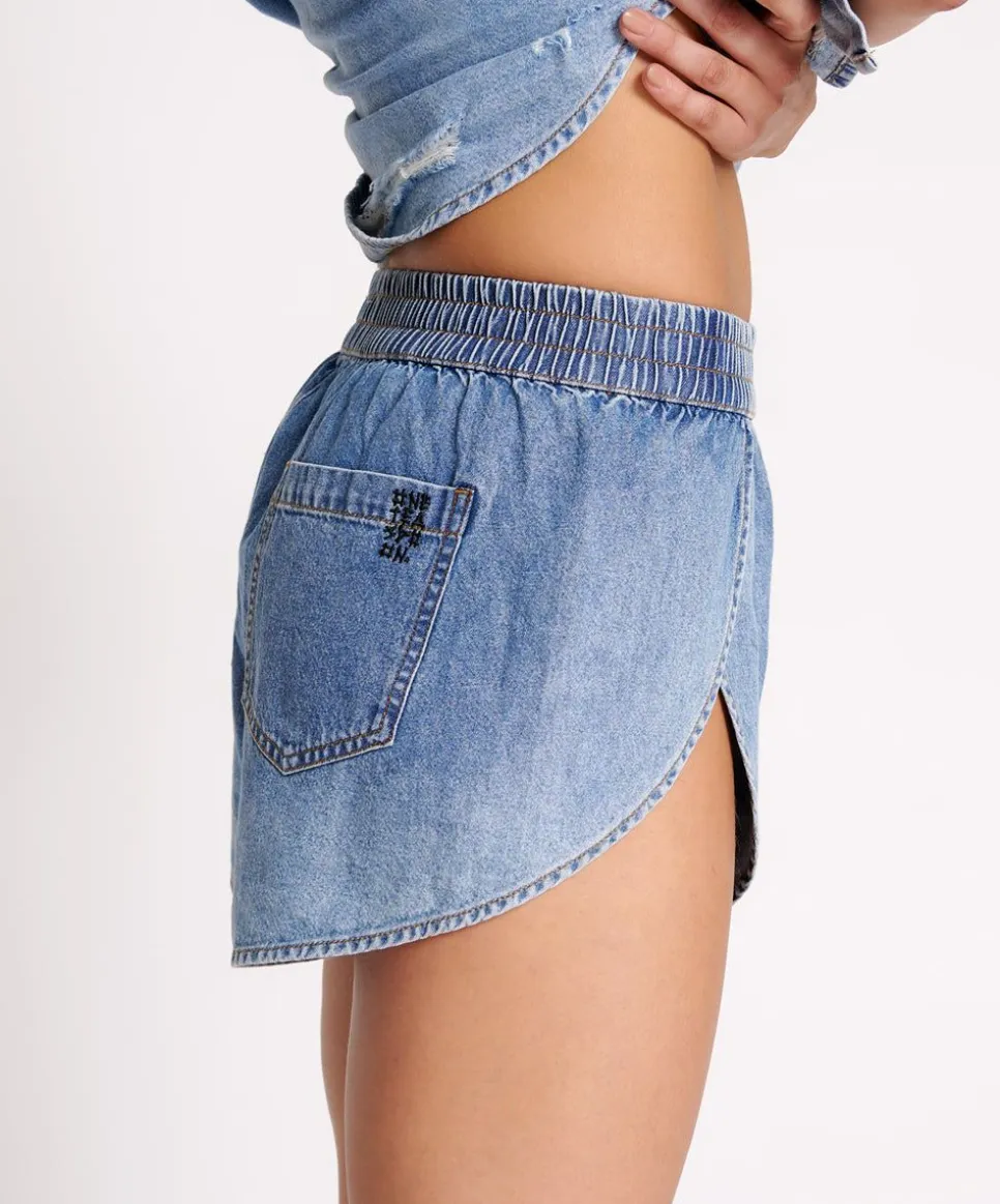 Denim Shorts|ONE TEASPOON Pacifica Ots Runner Shorts