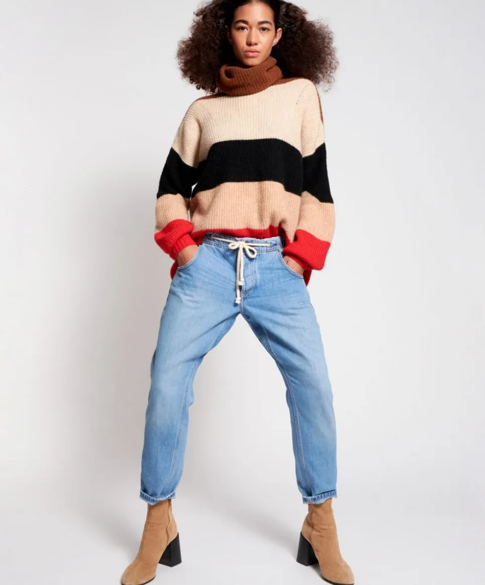 Denim Jeans|ONE TEASPOON Pacifica Workwear Shabbies Drawstring Boyfriend Jeans