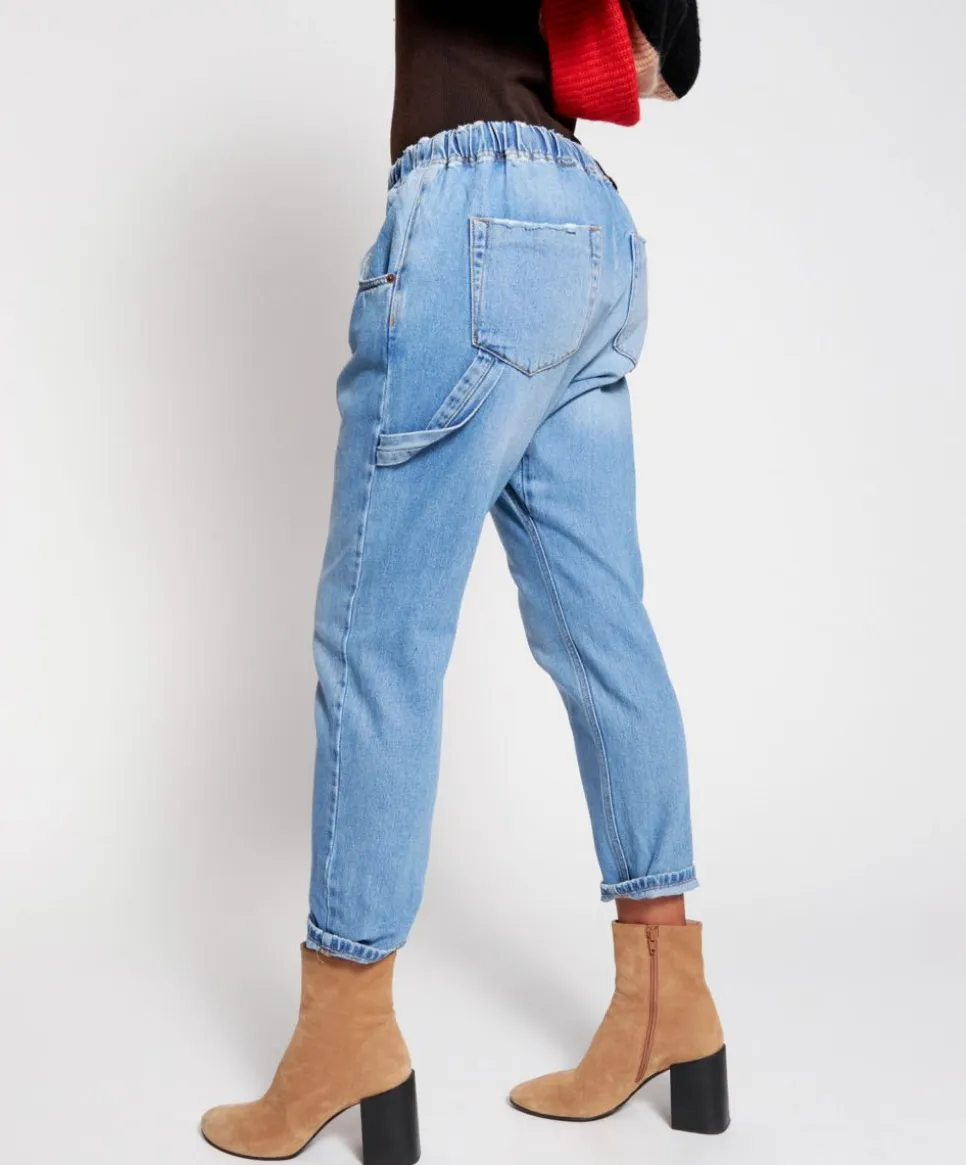 Denim Jeans|ONE TEASPOON Pacifica Workwear Shabbies Drawstring Boyfriend Jeans