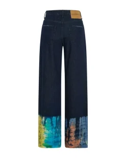 Denim Jeans|ONE TEASPOON Paint Dipped Jackson Mid Waist Wide Leg Jeans