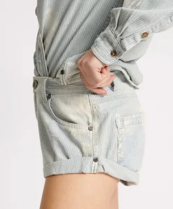 Denim Shorts|ONE TEASPOON Painters Stripe Bandit Low Waist Denim Shorts