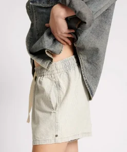 Denim Shorts|ONE TEASPOON Painters Stripe Denim Boxer Shorts