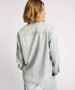 Shirts|ONE TEASPOON Painters Stripe Everyday Shirt