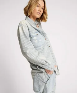 Shirts|ONE TEASPOON Painters Stripe Everyday Shirt