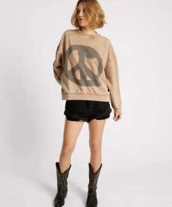 Hoodies And Sweats|ONE TEASPOON Peace Retro Sweater