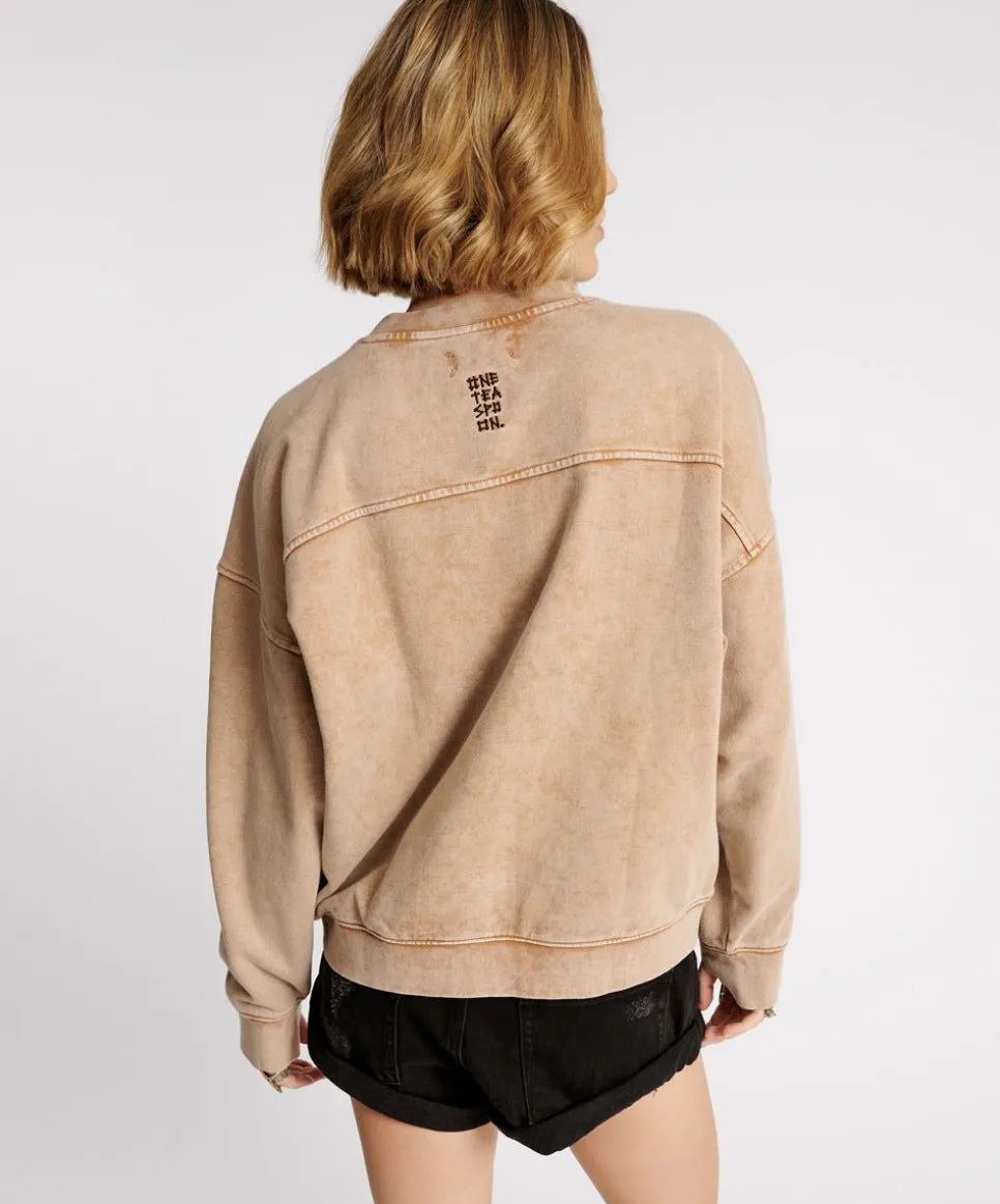 Hoodies And Sweats|ONE TEASPOON Peace Retro Sweater