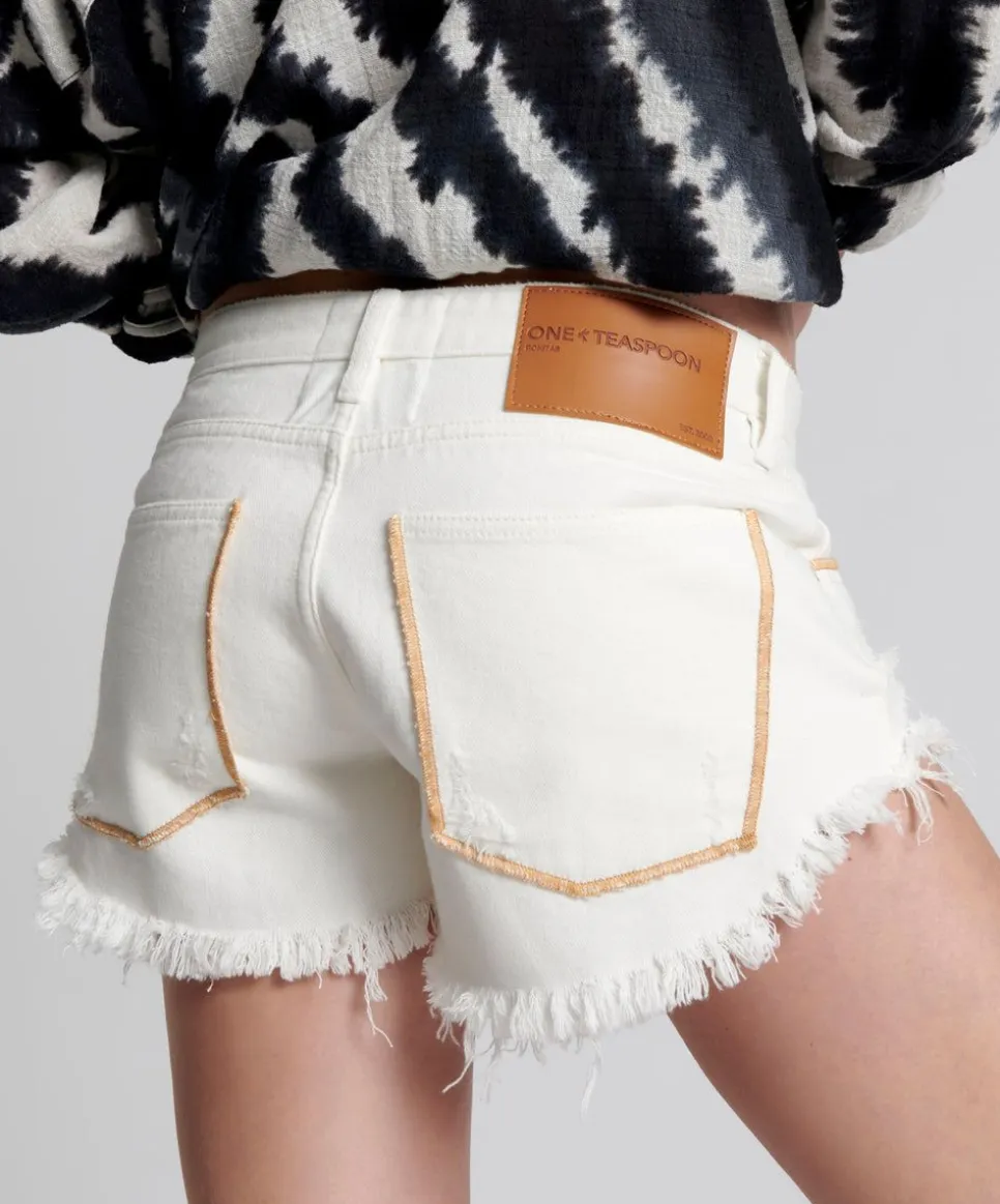 Denim Shorts|ONE TEASPOON Pearl Bonitas Low Waist Denim Shorts