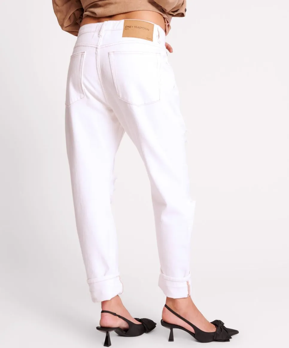 Denim Jeans|ONE TEASPOON Pearl Messed Up Saints Boyfriend Jeans